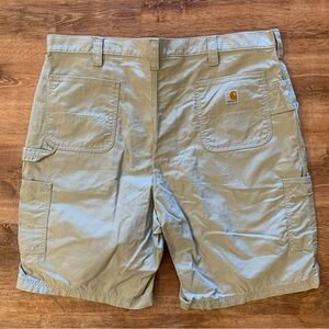Carhartt Men’s 44w Original Fit Tan Work Utility Shorts Outdoor Hiking Cotton